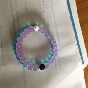 SET OF TWO BEADED SILICONE FRIENDSHIP BRACELETS